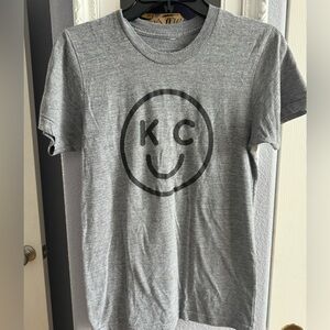 Kansas City Smiley Face T Size XS